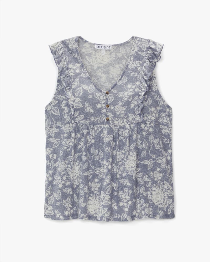 Front of plus size Alana Sleeveless Top by Meri Skye | Dia&Co | dia_product_style_image_id:144823